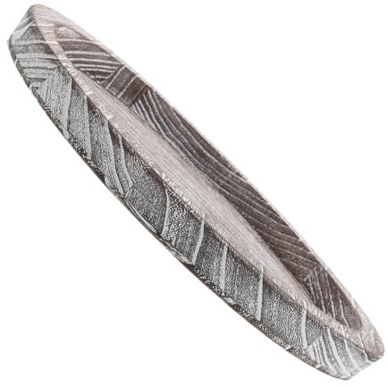 ULTECHNOVO Bandeja Fuente Redonda para Servir Plato de Frutas de Madera Tabla de Pan de Madera Fuente de Madera frutero rústico de Madera Placa de postres de Madera