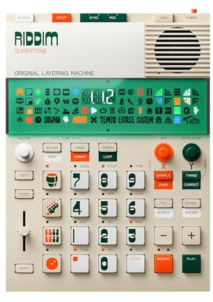 teenage engineering EP–40 riddim reggae sampler and sequencer with synced loops, 400+ handcrafted sounds and synth engine