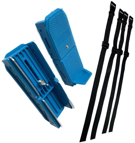 BCIOUS Patins à glace réglables et portables pour enfants - Chaussures de ski courtes - Petites lames de neige - Chaussures de snowboard pour débutants
