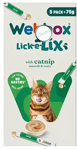GETINSTYLE SHOP 5x 15g Lick-E-Lix Chicken & Catnip – Bundled