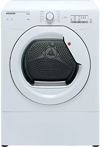 Hoover HLV10LG Freestanding Vented Tumble Dryer, Sensor Dry, 10 kg, White