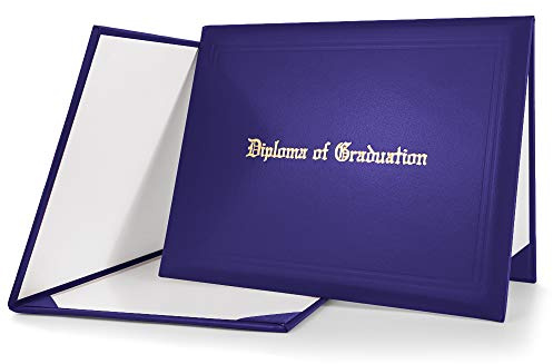 GraduationMall 22cmx28cm(8.5x11) Impresso Diploma Copertura La Laurea per Documenti e Premi e Certificati Viola