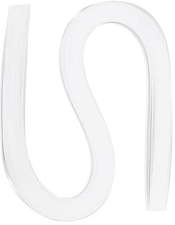 PATIKIL Quilling Streifen Papier 120 Stücke 9/32(7mm) 54cm Origami Papier Quilling Streifen für Kunst DIY Handwerk Weihnachten Weiß