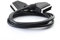 Sarini Cable Scart a Scart de 1,5 m para conexión de vídeo, TV, DVD, AV, Audio y vídeo para una transmisión de señal rápida y Estable