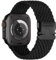 Epova Braided Straps Compatible with Apple Watch Ultra 2 Strap 49mm 46mm 45mm 44mm 42mm - Men Women Stretchy Fabric Nylon Sport Band for iWatch SE Series 10 9 8 7 6 5 4 3 2 1, Black
