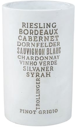 levandeo Dryckeskylare, betong, grå, H 21 cm, flaskkylare, champagnekylare, cement, bordsdekoration, vinsorter, Candlelight middag