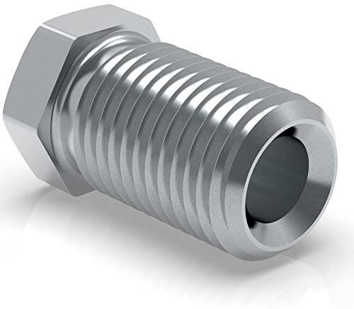 10x Verschraubung 3/8 x 24 für Bremsleitung 4,75 mm Bördel E Typ S Profi Verbinder DIN/ISO 1651 konform