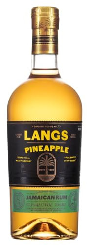 Langs Rum Pineapple Flavoured Rum | 70cl 37.5% ABV | Award-Winning Pot and Column Distilled Jamaican Rum | Infused with Natural Fruit Flavours | Perfect Base for Cocktails