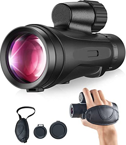 APEXEL12x50 HD BAK4 Prisma ED Monokular Teleskop Super Clear-Kompakt Wasserdicht & Beschlagfrei-für Wildtiere Vogelbeobachtung für Erwachsene & Kinder