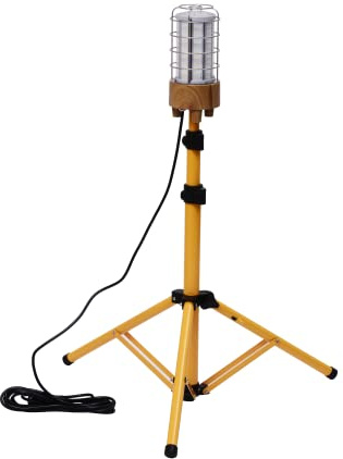 Choen 80W 11000LM Led Tripod Job site Work Light,Durable Impact Resistant | 360° lighting for Building Contractor and Family,21000lm Highly Bright Used Indoor/Outdoor