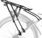 Gepäckträger Mountainbike Aluminiumlegierung, Fahrrad Gepäckträger Einstellbare, Maximalbelastung 30kg, Fahrrad Cargo Carrier Schnellspanner MTB Sattelstütze Zubehör für 24 bis 28 Zoll Fahrräder