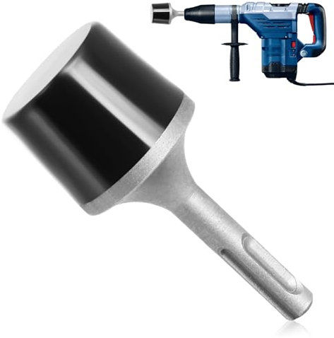Angetriebener Gummihammer, Gummihammer mit SDS PLUS-Griff, Gummi-Werkzeug Hammer, Elektrowerkzeug Gummihammer, Gummi-Schlaghammer für Arbeiten an Blechen Pflastersteine Pfähle Fliesen
