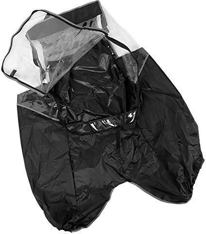 Cykelregnkappa, Cykelskydd för Barn, Med Dragkedja Transparent Cykel Barnstol Regnskydd, Regnkappa för Barn Baksäte (Genericxygqo4kdnm-11)