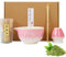 WDKXCN Matcha Whisk Set, Matcha Tea Set, Matcha Set Whisk and Bowl, Scoop, Spoon, Sifter, Matcha Whisk Holder, Matcha Kit for Matcha Tea Ceremony (Pink B)