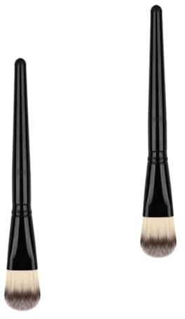 LALADEFIEE y Cuidado Cutáneo Mango Cómodo de Nailon 2 Pinceles para Mascarilla Facial y Aplicación Precisa, Ideales para DIY Mask