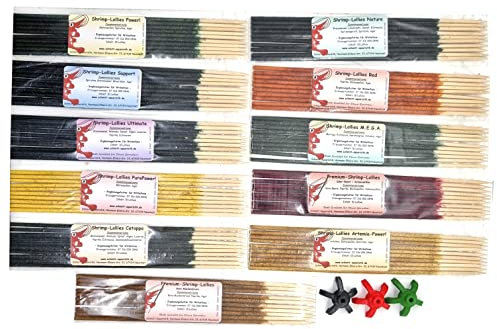 Shrimp-Lollies Mega-Set (11x10 Stück = 110 Stück + 3 Halter)