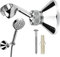 Handbrause Halterung Duschkopfhalterung Verstellbar Duschhalterung Brausehalter für Handbrause, Duschkopf, Badezimmer