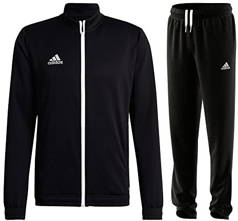 adidas Fußball Entrada 22 Trainingsanzug Jacke Hose Kinder schwarz Gr 164