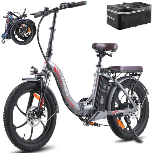 Fafrees [ Oficial F20-PRO Bicicleta electrica Urbana con batería de 36V 18Ah Fat Bike Plegable 20 Pulgadas, 250W Bici electrica Plegable de montaña Adultos 25 km/h 150kg