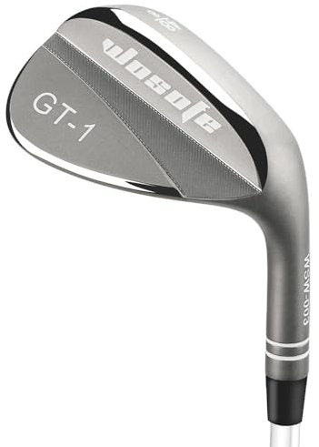 Wosofe Sand Wedge Golfschläger Herren 58 Grad Golf Gap Sand Flop Keil gefrästes Gesicht für mehr Spin