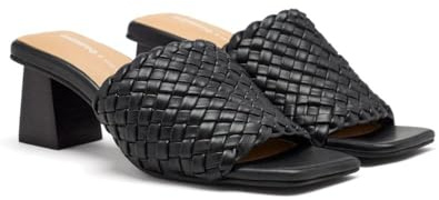 GIOSEPPO Sandalias Mules TACÓN Y Piel Trenzada Colrain