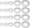 YINETTECH 250 Pièces Rondelles Ondulées Ressort 304 Rondelle Ondulée en Acier Inoxydable DIN 137 B Rondelle à Ressort M5 M6 M8 M10 M12 Rondelle à Ressort en Métal