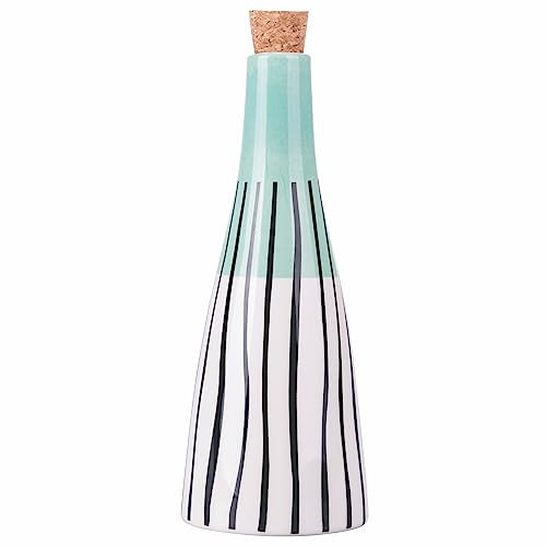 Huilier cylindrique 530 ml en céramique, bouchon en liège, Venice Lido