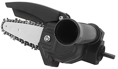 Sonew Perceuse à Main vers Convertisseur de Tronçonneuse Ensemble d'adaptateurs de Mini Scie électrique Portable, Adaptateur Universel de Convertisseur de Tronçonneuse, Noir,