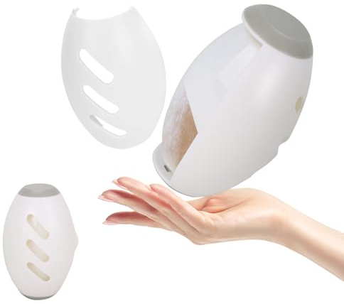 Fiohiros Rullo antipelucchi riutilizzabile Fiohiros, rullo antipelucchi lavabile, rullo antipelucchi portatile, rullo antipelucchi a sfera, rullo antipelucchi in silicone (bianco)