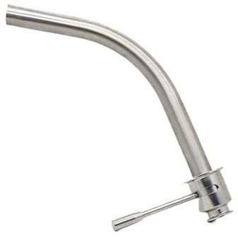 ROUPWKWO 1-1/4 1.5 Tri Clamp (32/38mm OD) Pickup Tube Home Brew Fitting Tri Racking Arm for Brewing Fermentation Tank(1-1/2)