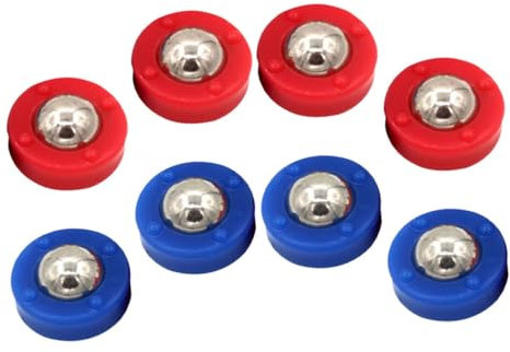 Anneome 8 Stück Tisch-Shuffleboard Für Curling-Spiel Eisstockschießen Fußball Outdoor-Shuffleboard-Pucks Gleitende Perlen Shuffleboard-Pucks-Walze Shuffleboard-Bowling-Kugel Plastik