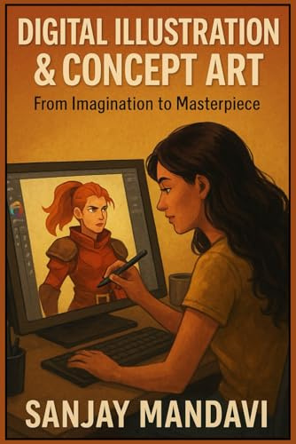 Digital Illustration & Concept Art: From Imagination to Masterpiece: 1 (Technical Skill Books By Sanjay Mandavi)