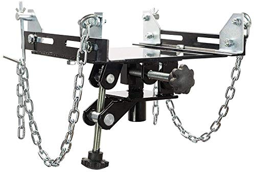 Adapter für Getriebeheber 500Kg Positionierer Faulenzer (zwei Ketten) Verstellbarer Adapter für Getriebeheber, Stabilisator für Motorheber, Kettenadapter, Universeller Kettenadapter SN0308