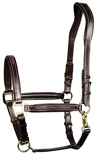 Harry's Horse Halster Leder, Supreme, Farbe:braun, Größe:cob