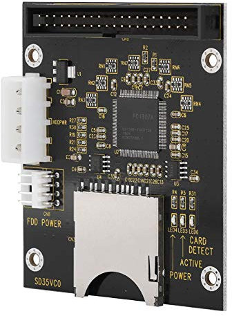 VBESTLIFE Adattatore da SD a IDE, Scheda di Memoria SD a 3,5 Pollici 40 Pin Maschio IDE Adattatore per Disco Rigido Convertitore Digitale