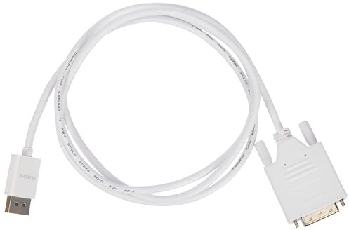 PureLink DisplayPort auf DVI Kabel, 1920 x 1200 WUXGA Auflösung, vergoldete Steckkontakte, 1,50m, weiß