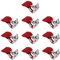 VILLCASE 10pcs Undermount Sink Clips, Manganese Steel Sink Mounting Kit Sink Bracket and Supports, Installation Repair Hardware Clips Fastener Support for Kitchen Bathroom Sinks