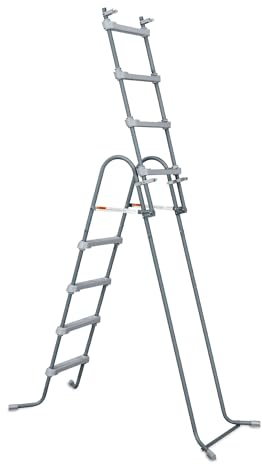 SUMMER WAVES Escalera de Piscina Gris para Caminar