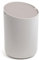 Kazai.® Mini-Kosmetikeimer 'Tove' - 1,5L | Exklusives Bad-Mülleimer Design aus Berlin | Rutschfest, inkl. Inneneimer und Smart-Beutelfunktion | Taupe (hell), Taupe