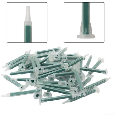 Lot de 50 buses de mélange adhésives statiques, pointes de mélange, pointes de mélangeur 2K, 16 nœuds, 83 mm