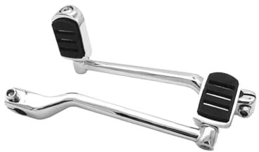 Selecteur Vitesse Moto pour Big Glide Street Double Light Fat Boy Levier Changement Vitesse Road King Levier Changement Vitesse Modifié Levier Changement Vitesse 1997-2022 Levier Vitesses Moto(Bright