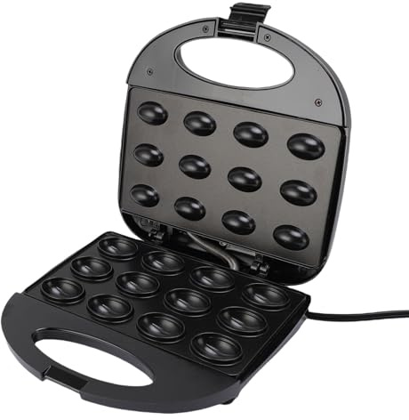 Electric Walnut Cookie Maker - 12 Mini Nut Cakes in 3 Minutes