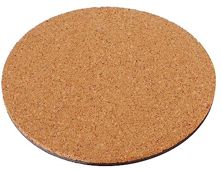 ifundom Sottovaso in Sughero per Piante Vassoio per da Giardinaggio Tappetino Anti- Piedini di Supporto Leggero e Resistente Riciclabile