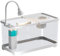 Aquarium Komplettset,Fischtank Aquarium Mit LED-Leuchten & Filtersystem Für Fische Und Wasserpflanzen(L)