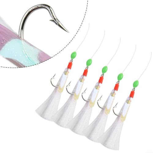 for sabiki Rig 6-Hook Mackerel Herring Lure Set for sabiki