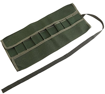 Bolsa enrollable para llaves, mango portátil, bolsa enrollable de lona para herramientas de jardín, paquete de almacenamiento multifuncional, juego de herramientas, estuche con ruedas