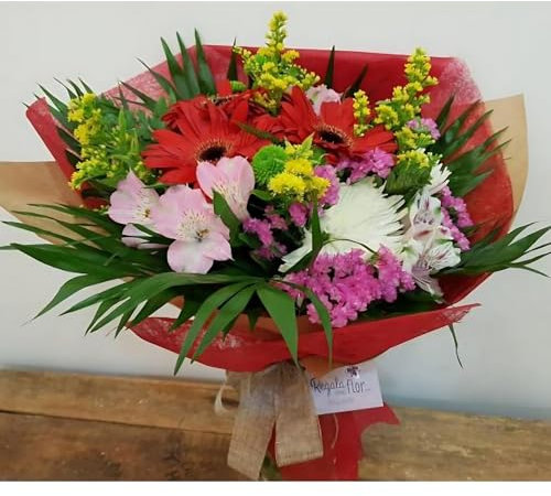 REGALAUNAFLOR | Ramo de flores naturales a domicilio | Entrega puntual en 24 horas de Lunes a Sábado | Con tarjeta de dedicatoria | Alegría
