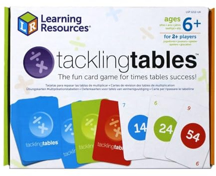 Learning ResourcesTacklingtables Student Game, Set Contains Times Tables Chart 78 Graded Cards, Learning Multiplication, Early Maths skills, Home Learning Times Tables, Times Table Flash Cards, Age 6+