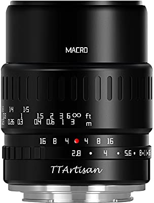 TTArtisan 40mm F2.8 Macro Lens APS-C 1:1 Magnification Macro Lens Manual Focus Prime Fixed Focus Lens (Fujifilm X Mount)
