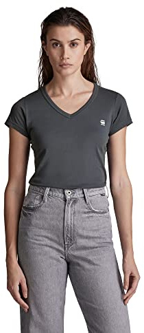 G-STAR RAW Women's Tops Eyben Slim V-Neck Top, Blau (fantem Blue D21314-4107-863), XXS